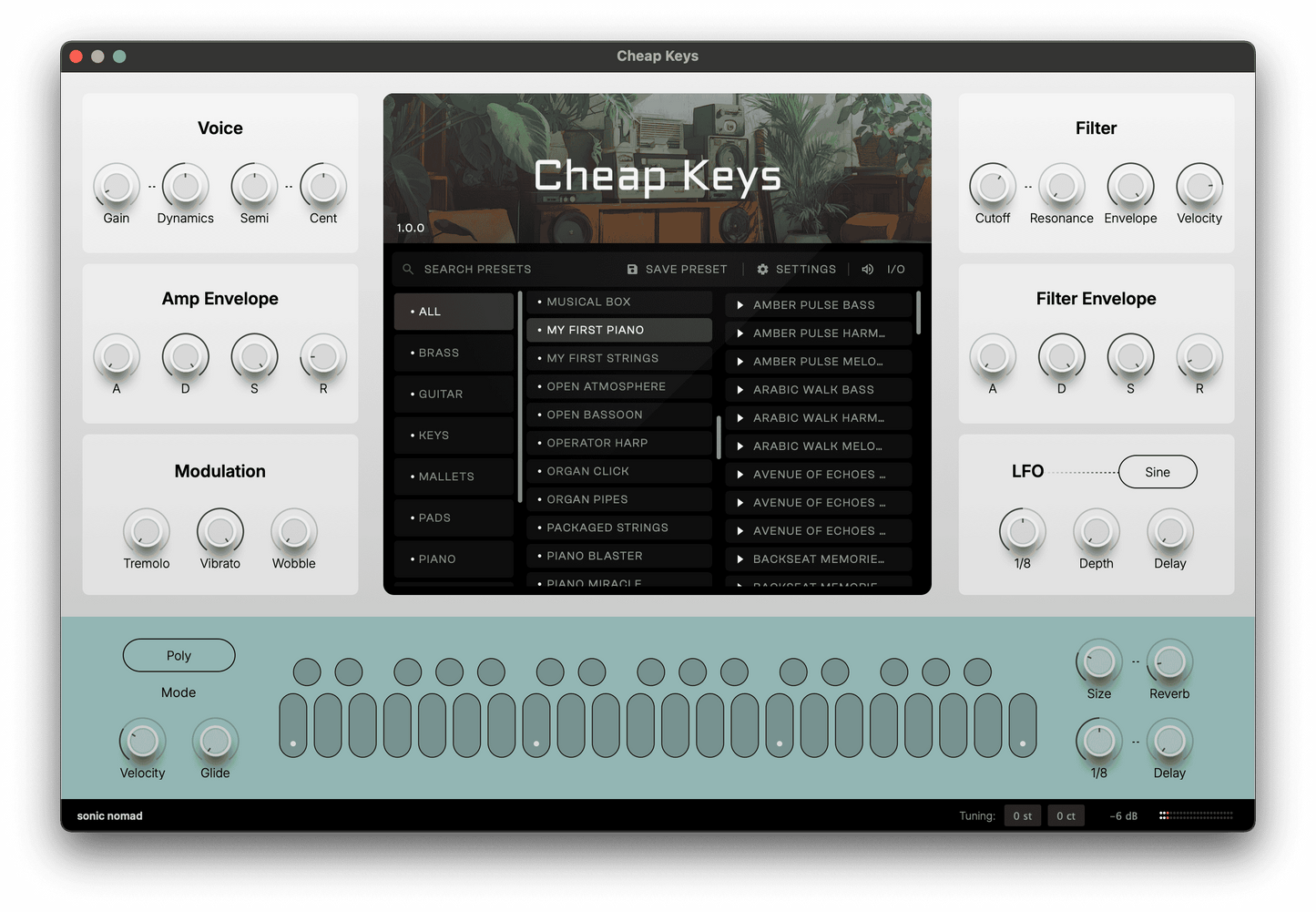 Cheap Keys Virtual Instrument