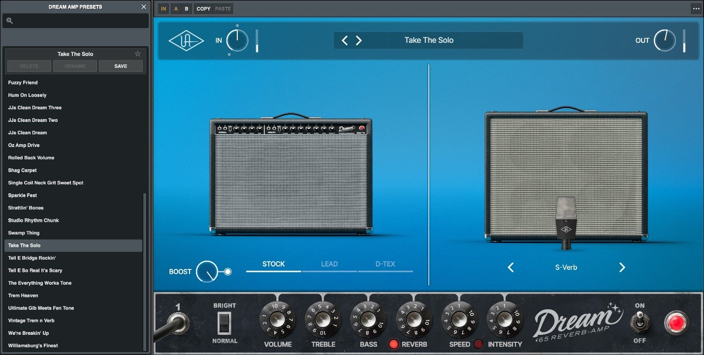 UAD Dream '65 Reverb Amp