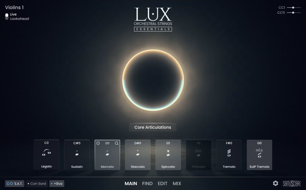 Sonuscore LUX Orchestral Strings Essentials