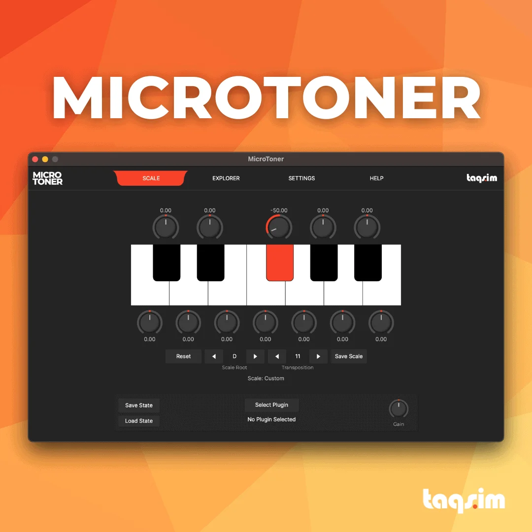TAQSIM MicroToner Microtonal Plugin