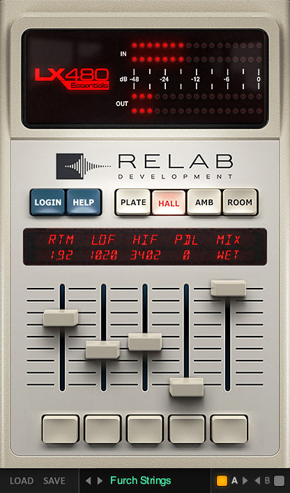 Relab LX480 Essentials Reverb