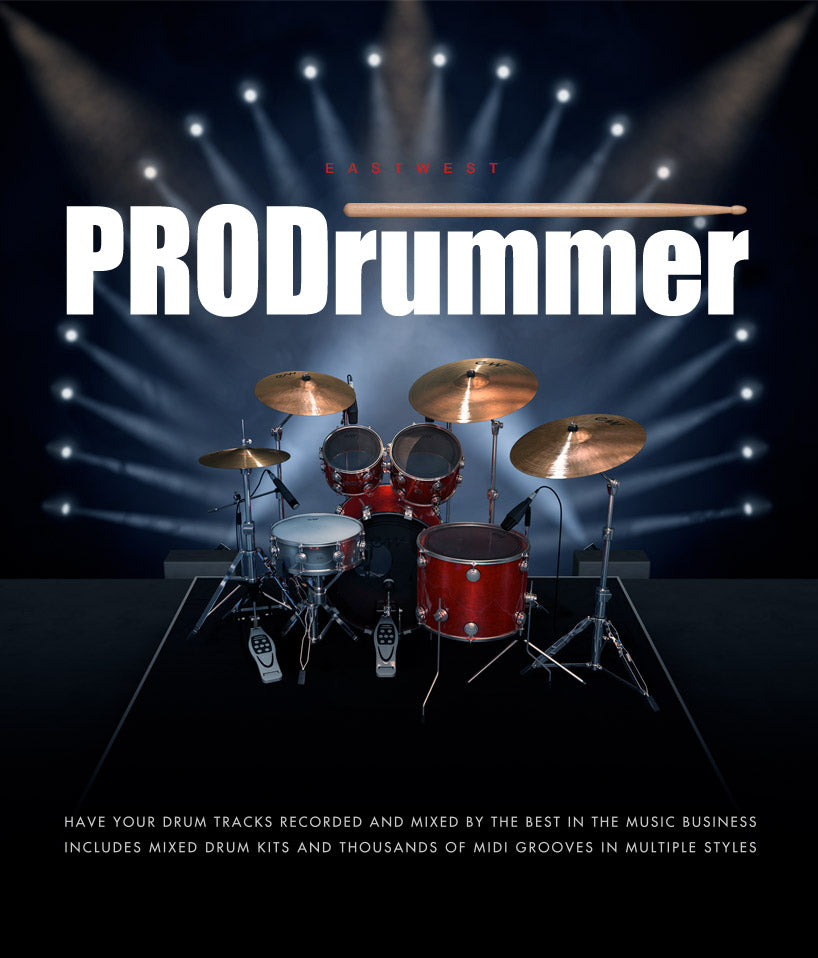 EastWest ProDrummer Vol 1 and Vol 2 Bundle
