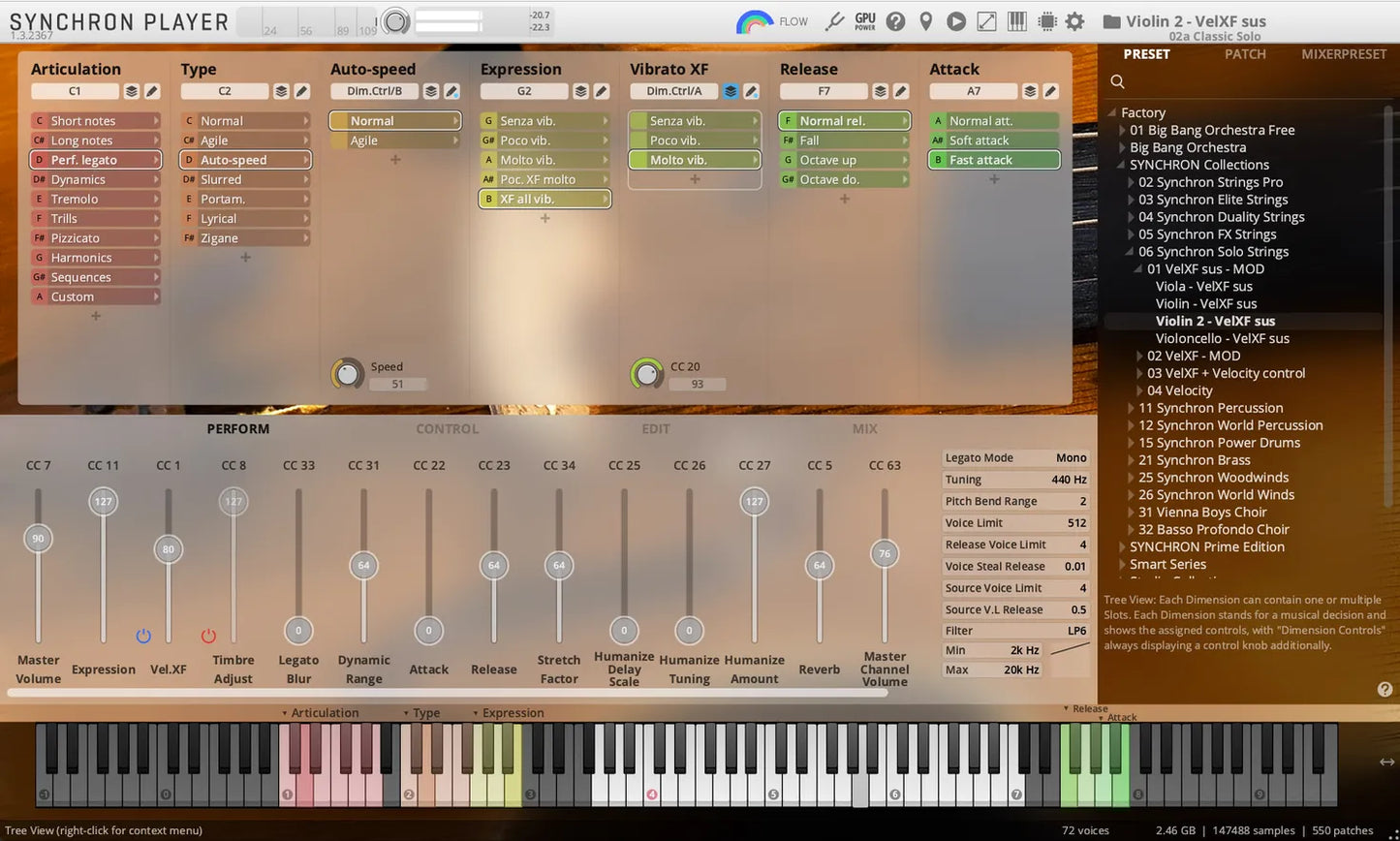 Synchron Solo Violin 2 (Standard Library)