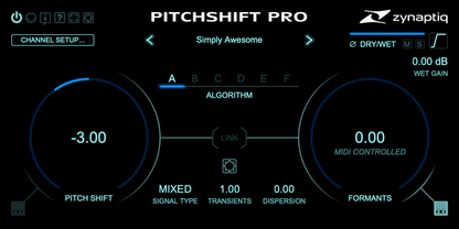 Zynaptiq Pitchshift Pro