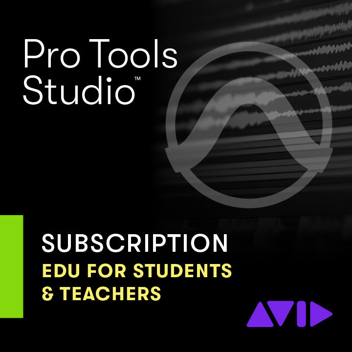 ProTools Studio 1yr Subscription EDU