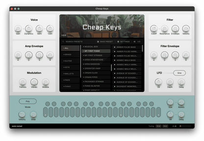 Cheap Keys Virtual Instrument