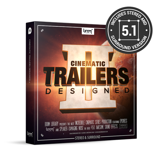 Boom Cinematic Trailers Designed 2 SURROUND