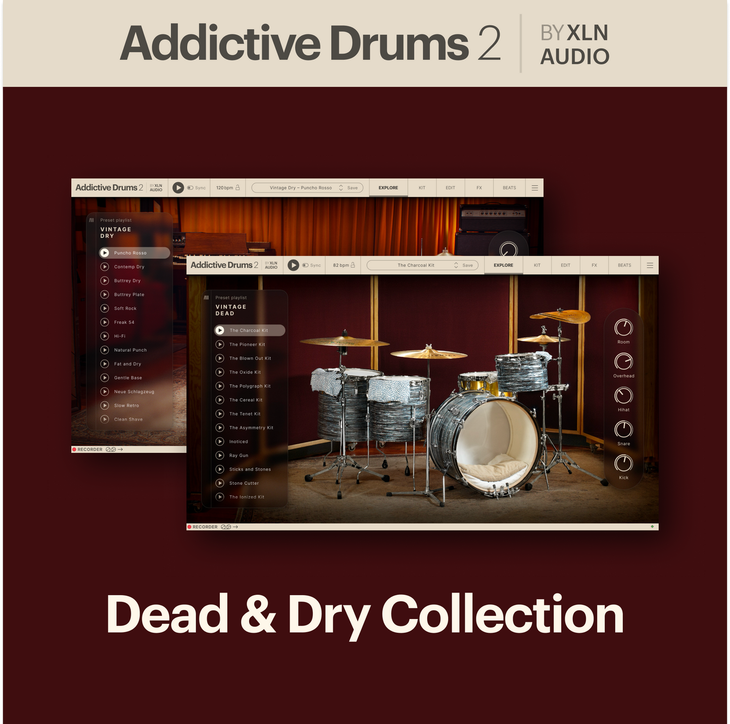 Addictive Drums 2:  Dead & Dry Collection