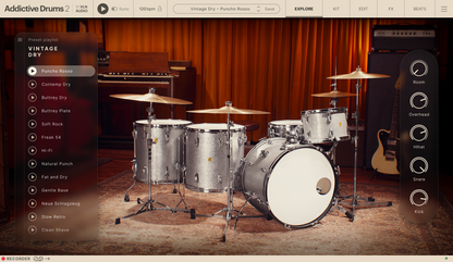 Addictive Drums 2:  Dead & Dry Collection