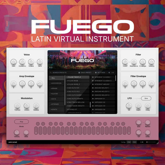FUEGO Latin Virtual Instrument