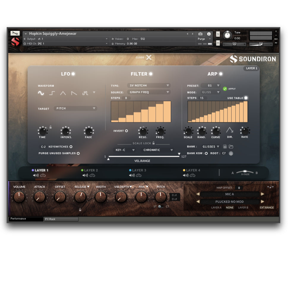 Soundiron Hopkin Instrumentarium: Squiggly Amejewar