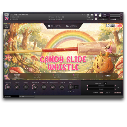 Candy Slide Whitsle Pop