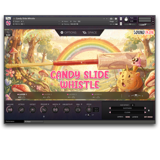 Candy Slide Whitsle Pop