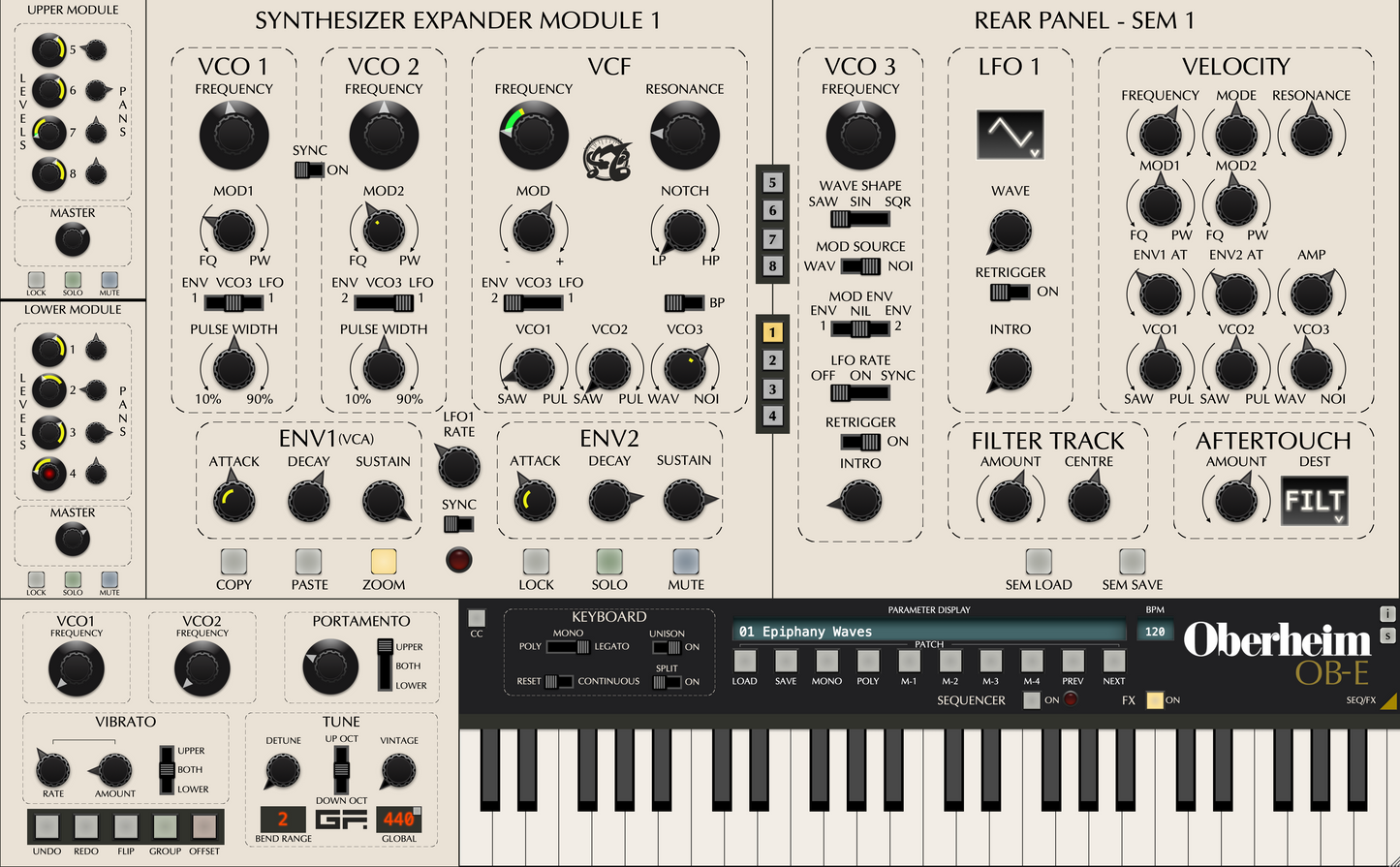 GFORCE Oberheim OB-E