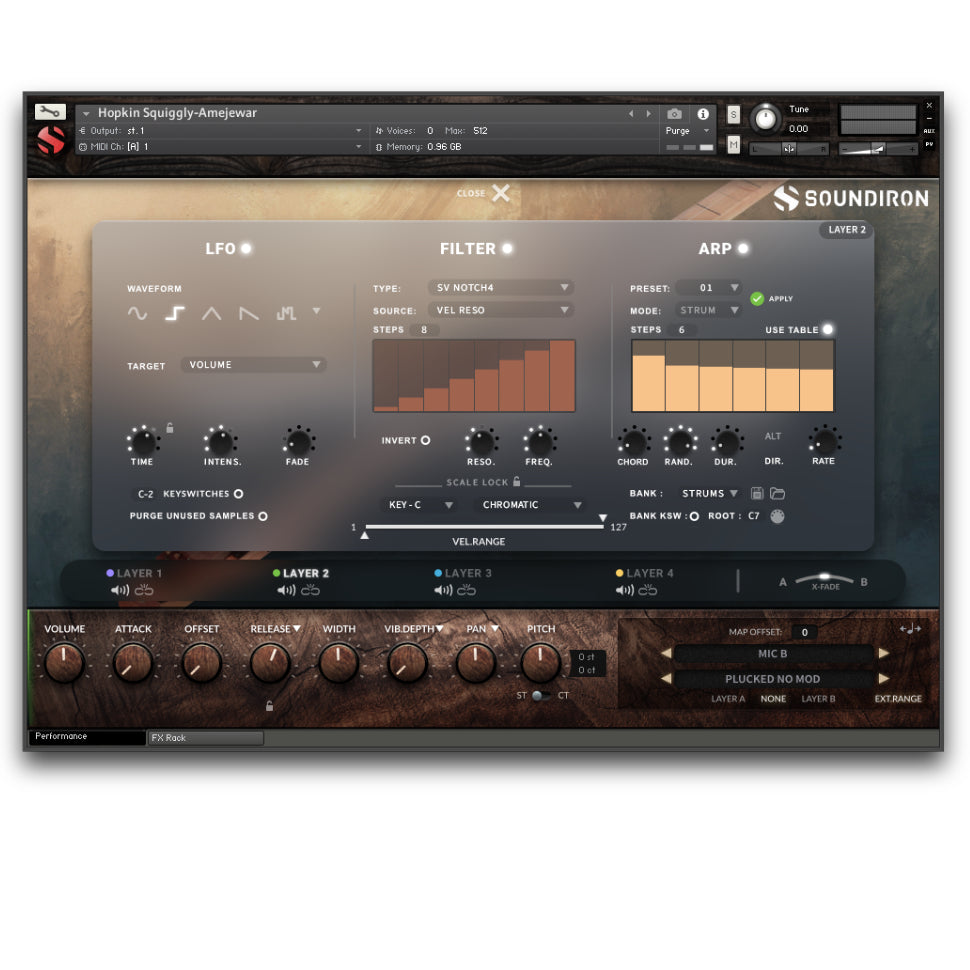 Soundiron Hopkin Instrumentarium: Squiggly Amejewar