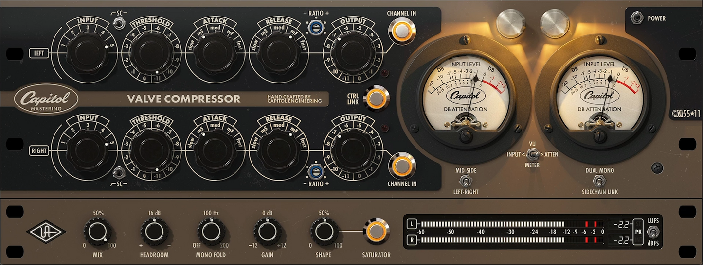 UAD Capitol Mastering Compressor