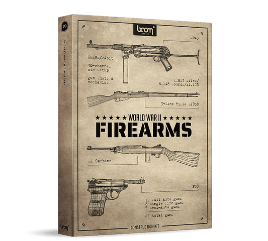 Boom World War II Firearms CK