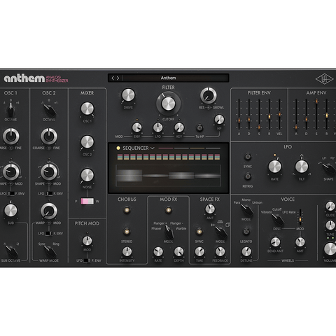 UAD Anthem Analog Synthesizer