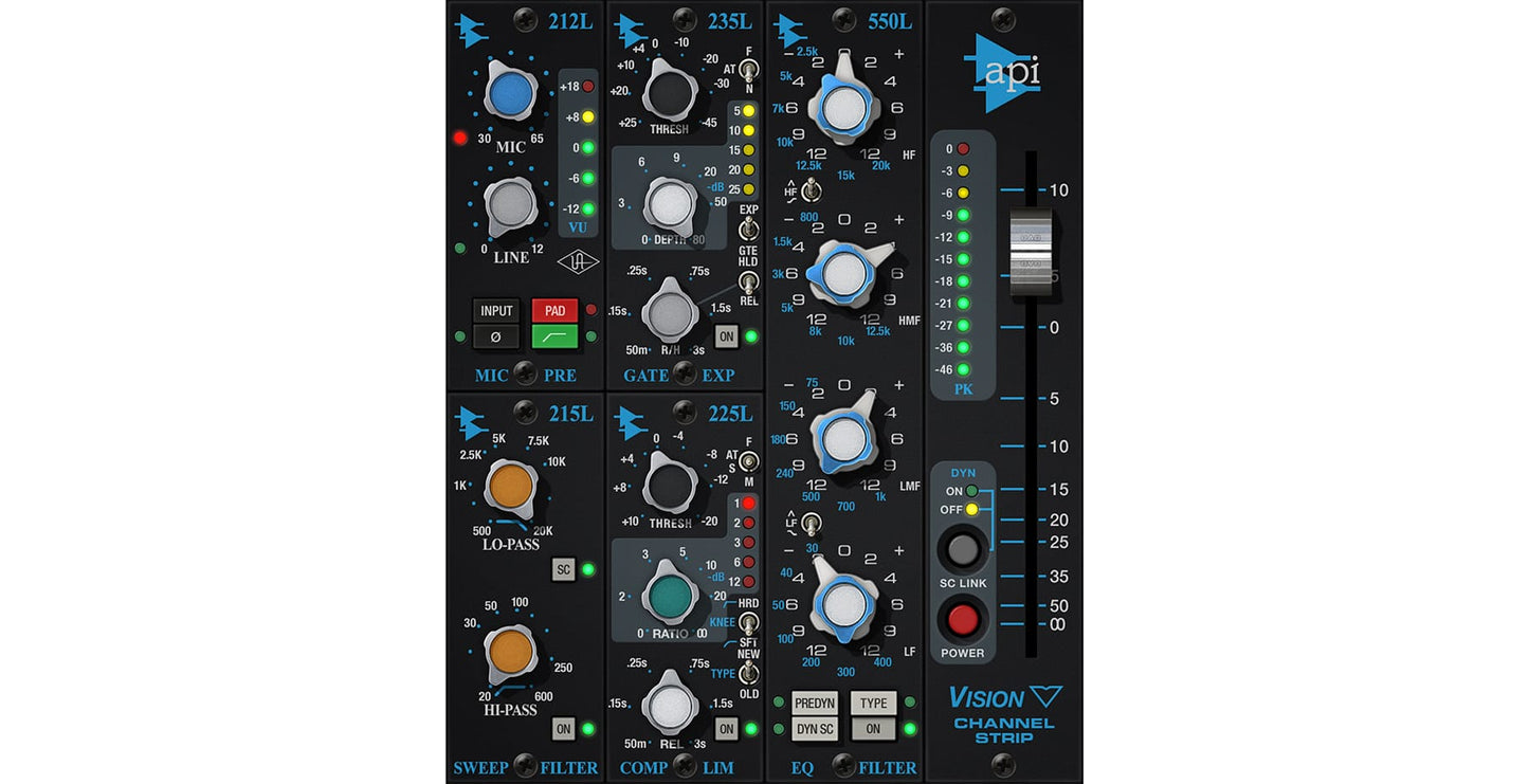 UAD API Vision Channel Strip Collection