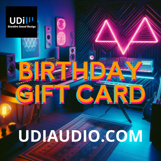 UDi Audio Birthday Gift Card