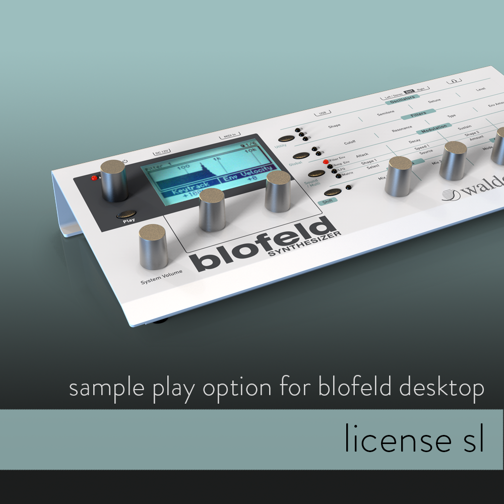 License SL Blofeld sample option upgrade