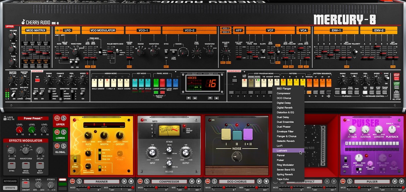 Mercury-8 Synthesizer
