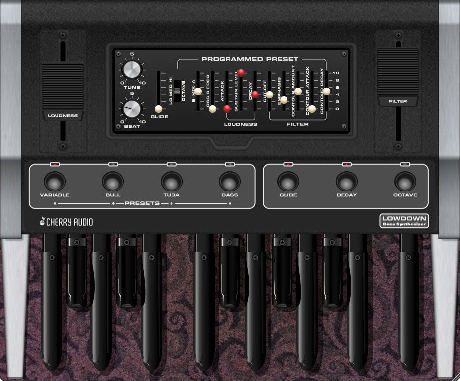 Cherry Audio Lowdown Bass Synthesizer