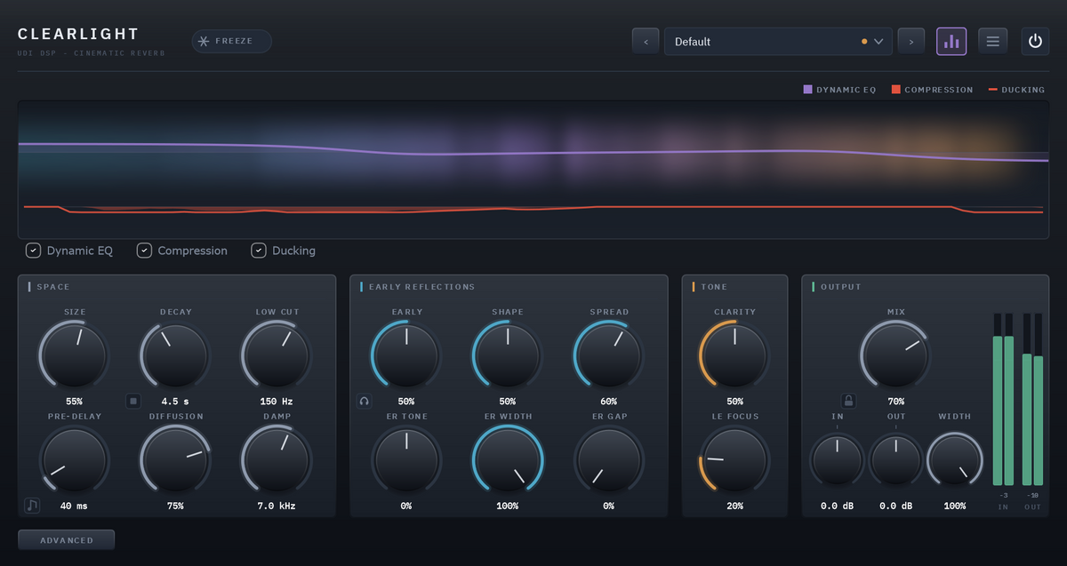 Clearlight plugin panel