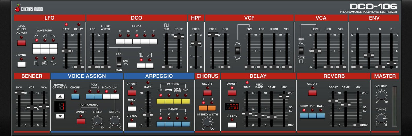 Cherry Audio DCO-106 Polyphonic Synth