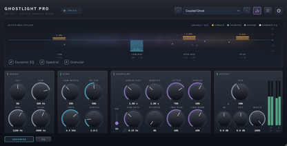 Ghostlight Pro advanced panel