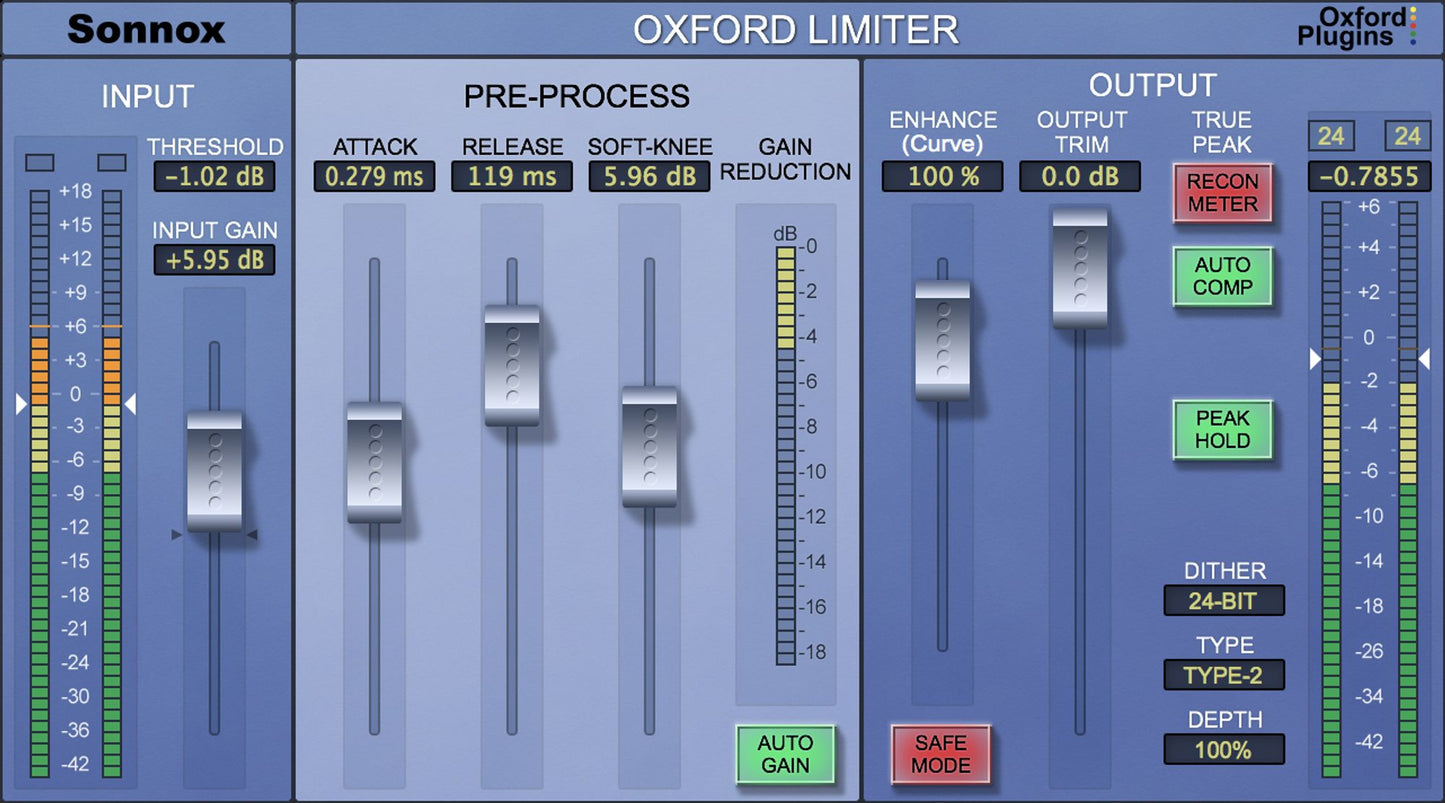 Sonnox Oxford Limiter (Native)