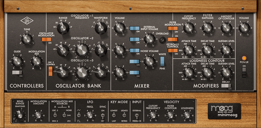 UAD Moog Minimoog