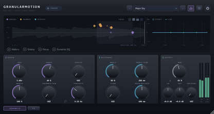 Granularmotion advanced panel