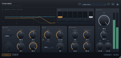 Toolbox filter page