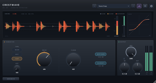 Crestwave plugin panel