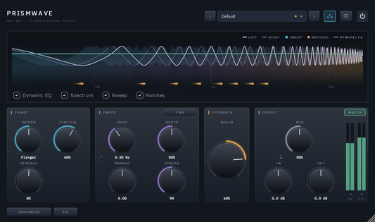 Prismwave plugin panel