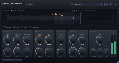 Granularmotion plugin panel