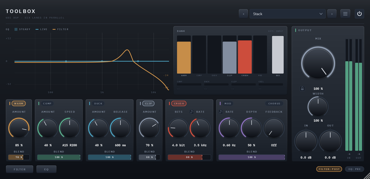 Toolbox plugin panel