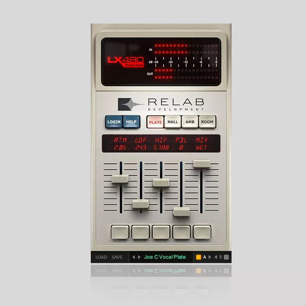 Relab Lx480 Essentials Reverb Udi Audio