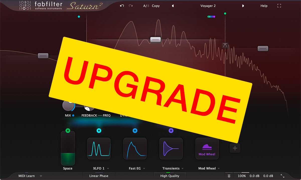 FabFilter Saturn 2 upgrade