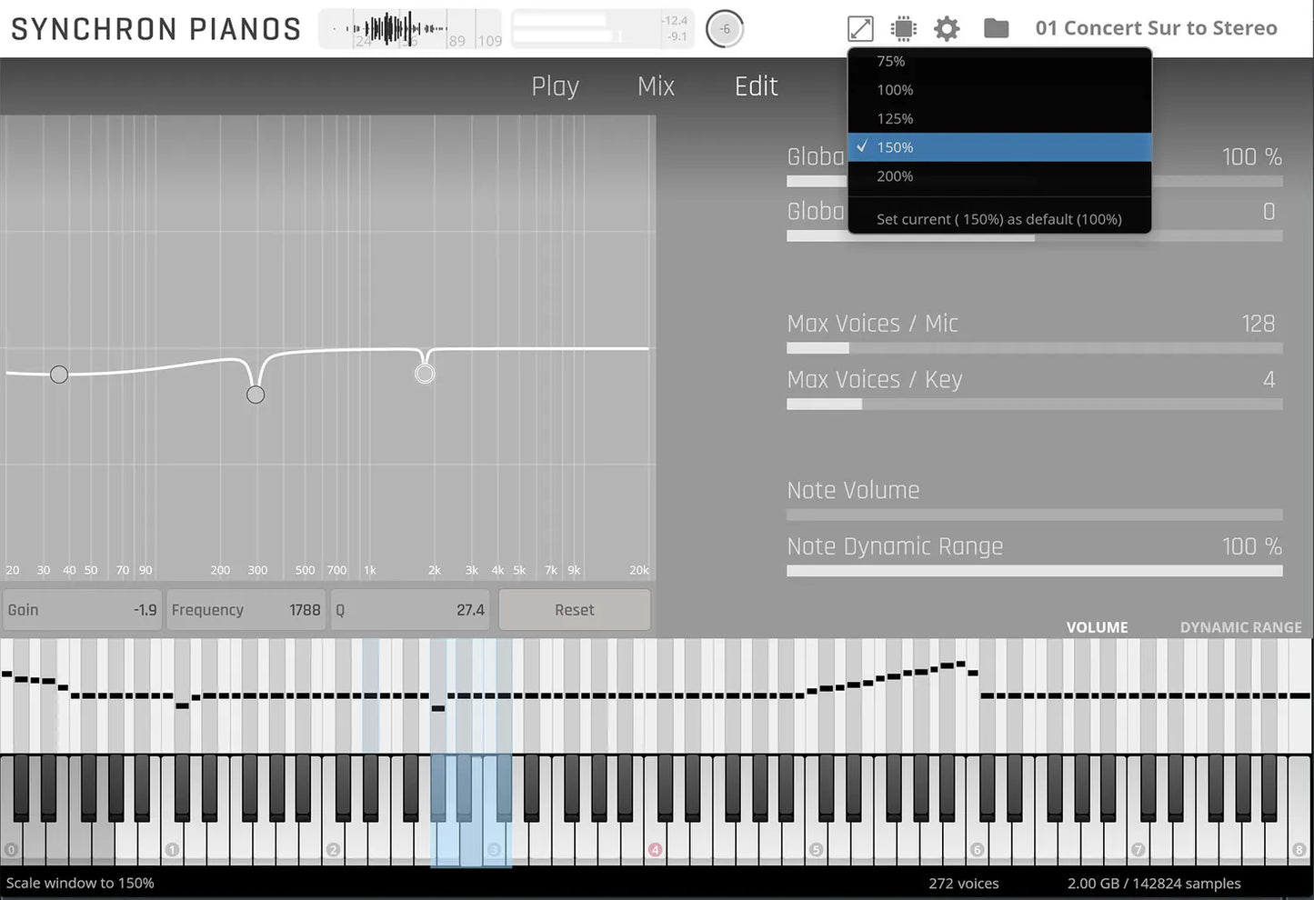Synchron Yamaha CFX (Standard Library)