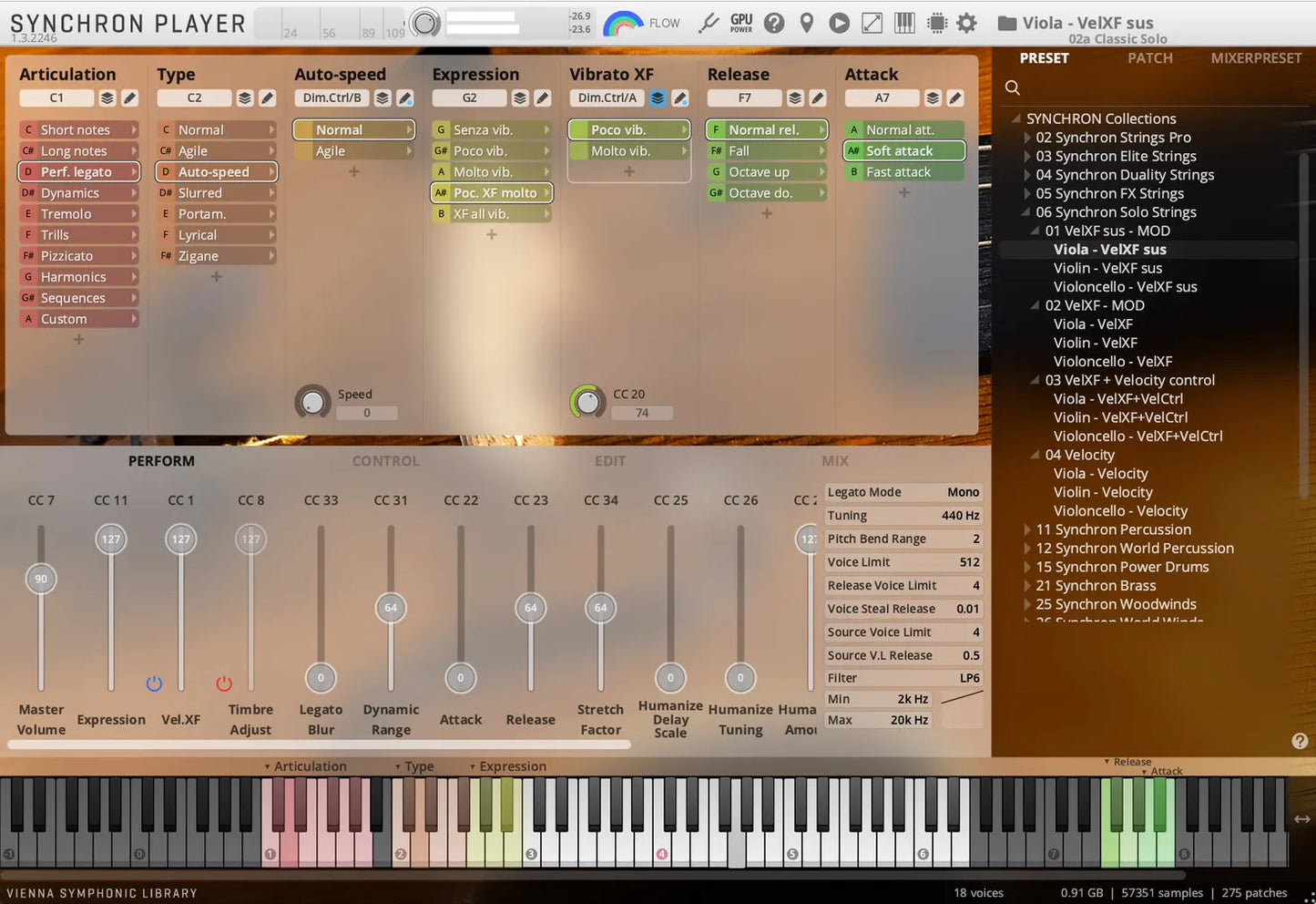 Synchron Solo Viola (Standard Library)