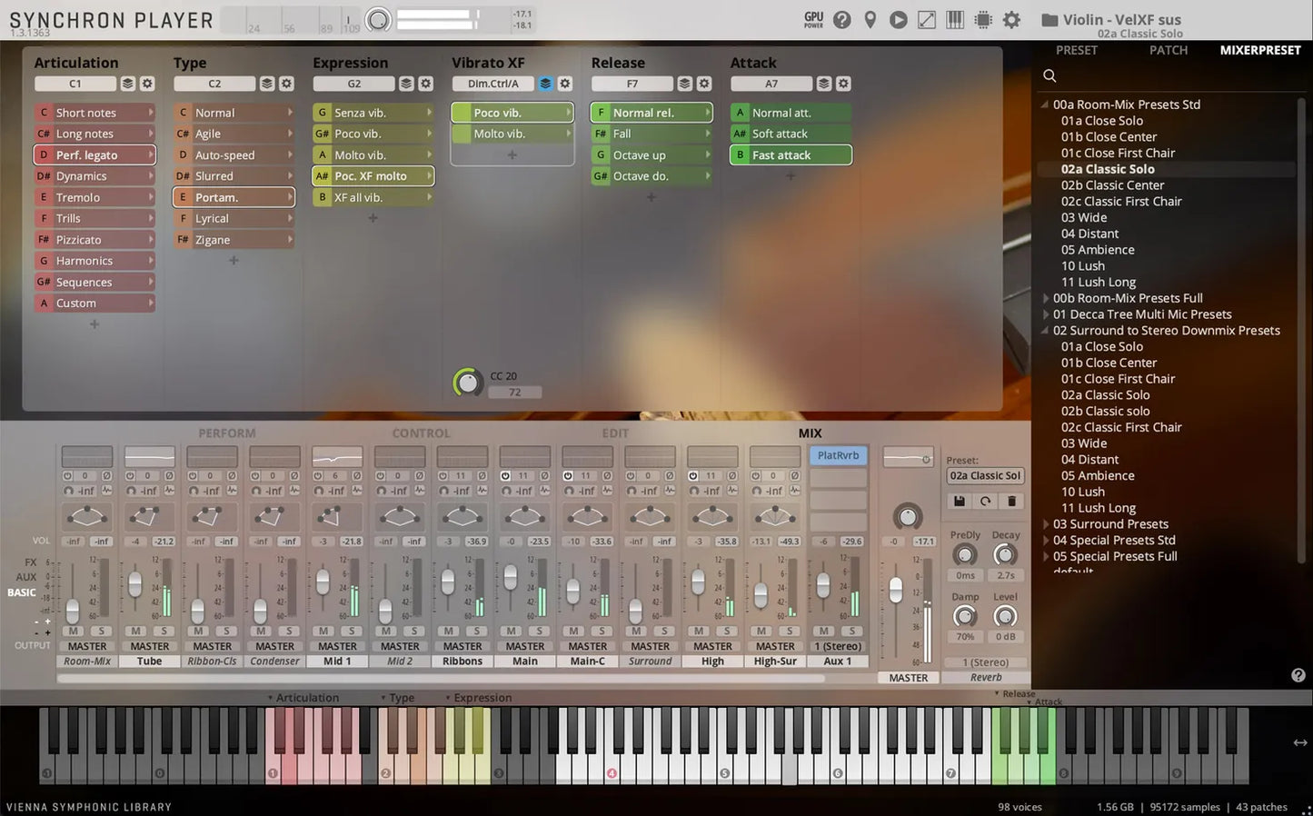 Synchron Solo Violin 1 (Standard Library)