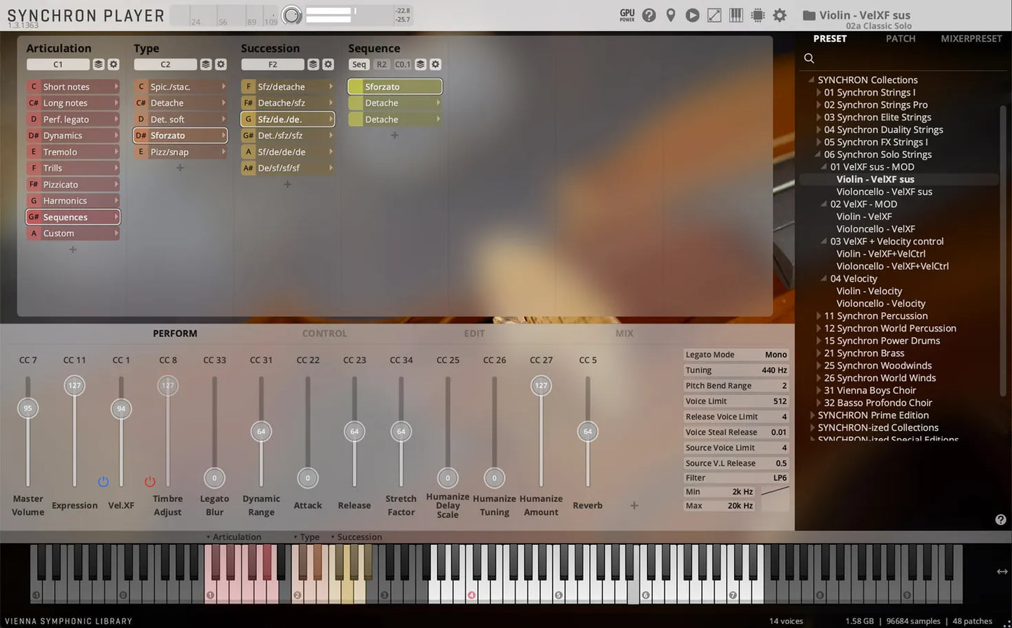 Synchron Solo Violin 1 (Standard Library)